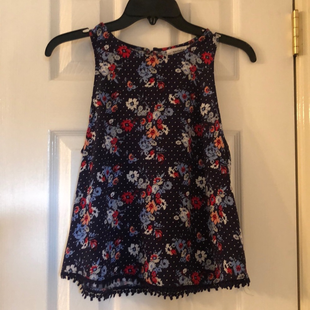 Floral tank top